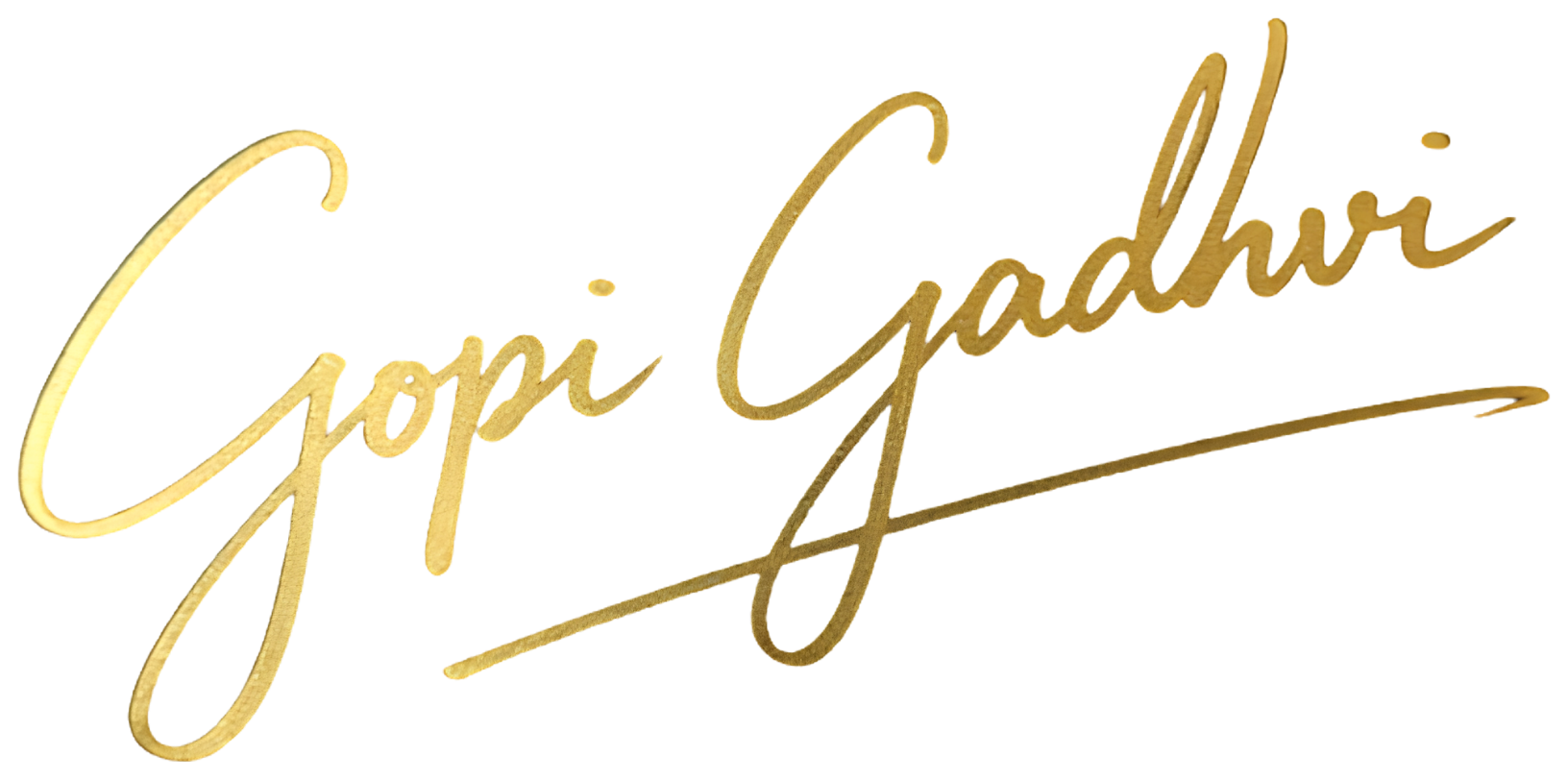 Gopi Gadhvi signature